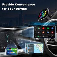 Adaptateur CarPlay sans fil, Dongle Android Auto, récepteur audio stéréo USB mini, Bluetooth 5.0, WiFi, mains libres, Plug & Play pour