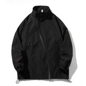 Men's Trendy Brand Hooded Windbreaker, Suitable for Casual, Work, and Sports in Spring and Autumn - Product Image 3