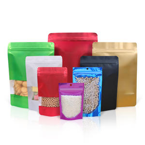 Sacs d'emballage personnalisés en aluminium autoportants refermables pour café, thé, snacks et aliments pour chiens avec impression couleur - Product Image 1
