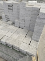 Prix de gros d'usine de haute qualité G603 blanc gris granit Cube pavé cercle pavé allée pavé pierres granit