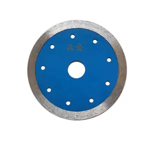 Taş mermer granit kesme için 5 inç mavi renk elmas kesim disk dairesel testere bıçakları