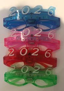 2026除夕发光二极管眼镜促销派对配件带发光暗光热卖圣诞酒吧爬行酒吧弹跳道具 - Product Image 2