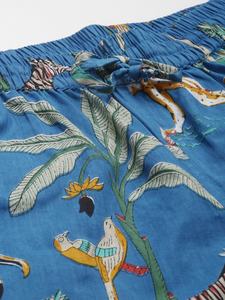 2025 Winter <b>Short</b> Sleeve Woven Pajama Set with Animal Print 100% Cotton Soft & Breathable for Sleepwear and Daily Wear - Product Image 2