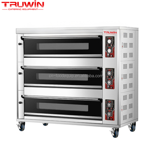 Forno <span class=keywords><strong>a</strong></span> Gas Commerciale per Panetteria 1-6 Teglie, Forno per <span class=keywords><strong>Pizza</strong></span> e Pane per Attrezzature Food Truck, in Acciaio Inossidabile ad Alta Efficienza - Product Image 4