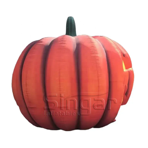 <span class=keywords><strong>2025</strong></span> Halloween quảng cáo ngoài trời mô hình bí ngô bơm hơi khổng lồ 3m 4M 5m với đèn bên trong trang trí Halloween - Product Image 3