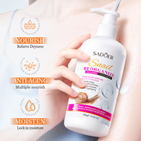 Lait corporel anti-rides pour femmes, hydratant, à l'extrait d'escargot, nourrissant