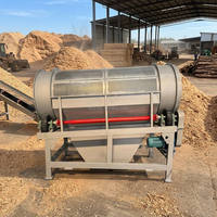 Tamis rotatif industriel DZJX pour sciure de bois, machine de criblage de particules de biomasse, tamis à tambour mobile pour compost et paillis