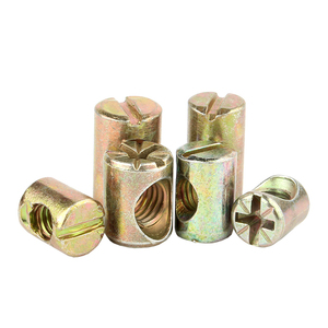 Tuercas de Barril con Orificio Horizontal Ranurado en Cruz de Acero al Carbono M7 M8 M9 para Muebles - Product Image 3