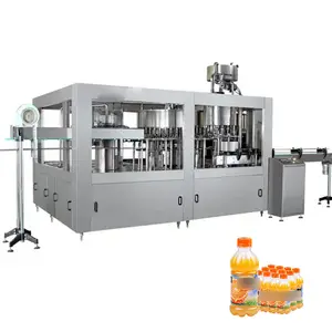 Complete Full Automatic fresh Fruit Juice Processing Line / Drink Production Line / Juice Filling Machine