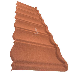 Afrika farbige sand beschichtete Aluminium Wellpappe Dach platte Backstein rot Farbe Feuchtigkeit beständig für Haus - Product Image 5