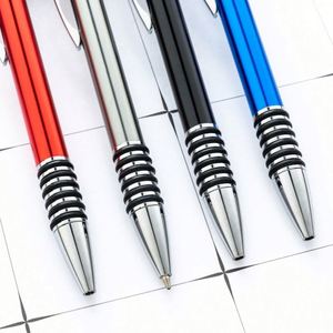 1.0Mm Aluminum Retractable Custom Logo Hotel Corporate Advertising Gift Multi-Color Metal Ballpoint <b>Pen</b> - Product Image 3