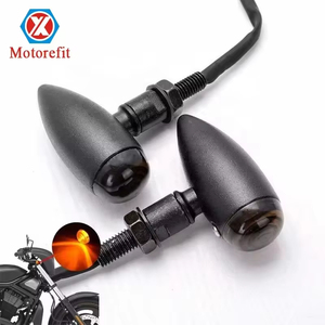 Rts 2 pcs Heavy Duty xe máy <span class=keywords><strong>Bullet</strong></span> tín hiệu lần lượt chỉ số blinker đèn tín hiệu lần lượt cho Honda Suzuki Kawasaki YAMAHA - Product Image 1