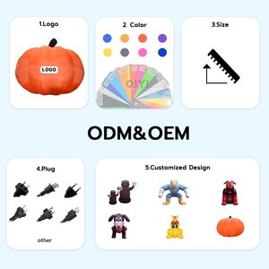 Citrouille gonflable commerciale, grande décoration gonflable, modèle publicitaire gonflable personnalisé - Product Image 5