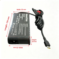 Adaptateur d'alimentation pour ordinateur portable USB Type-C DC 95W 20V 4.75A, chargeur de remplacement pour les ordinateurs portables Legion Y9000X/Y740S/Yoga/ThinkBook