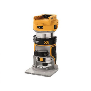 Routeur électrique Dewalt 18V à base fixe avec adaptateur pour le travail du bois - Product Image 2