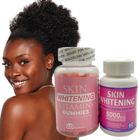 Gommes et capsules au collagène L-Glutathione éclaircissant le teint de la peau pour les femmes africaines Produits de santé Acheter en vrac pour la revente