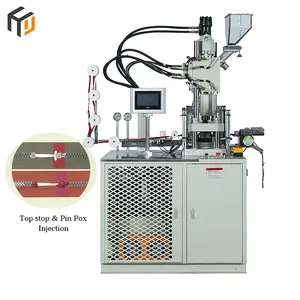 Máquina de caja de pines de cremallera automática, máquina para cremallera de plástico de extremo abierto