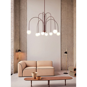 Nordic Designer Bean-Shaped Pendant <b>Light</b> Modern Minimalist Elegant Chandelier for Living Room <b>Dining</b> Room Bedroom Pendant <b>Light</b> - Product Image 2
