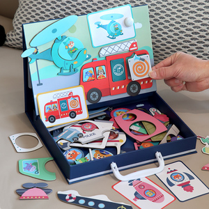 Meilleure vente changement Puzzle livre jeu de société papier bébé 3D début éducatif Montessori jouets d'apprentissage pour enfants garçons filles - Product Image 6