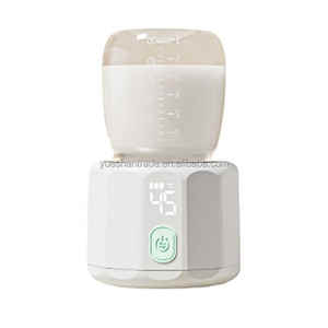 Chauffe-biberon portable en gros, petite taille, design sans fil, thermostat USB, acier inoxydable, pour usage domestique et en voiture - Product Image 1