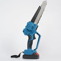 Gergaji Rantai Listrik Tanpa Kabel 6/8 Inci, Gergaji Mini Portabel Isi Ulang untuk Pemangkasan Pohon, Pemotongan Kayu, DIY