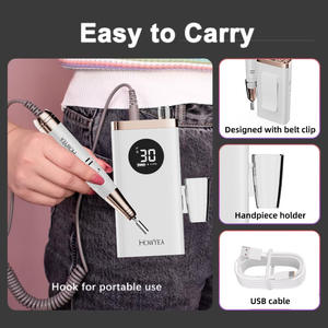 HOWYEA professionale 30000prm Nails <span class=keywords><strong>Drill</strong></span> Silentlarge-capacity batteria macinazione ceramica testa ad alta definizione <span class=keywords><strong>Nail</strong></span> <span class=keywords><strong>Drill</strong></span> - Product Image 5