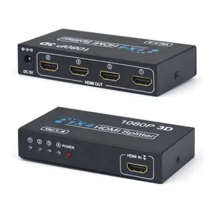 High Speed 4K 60Hz 1080p 1 In 4 Out Video HD Splitter Verteiler HDTV Switcher 1x4 Full HDTV 4 Ports für Audio-Video-Geräte