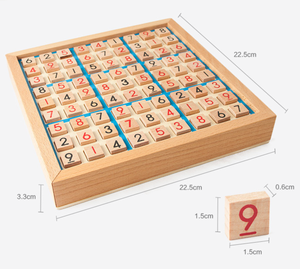 Rompecabezas de <span class=keywords><strong>Sudoku</strong></span> de Madera 4 en 1, de Fácil a Difícil, con Cajón, Juego de Mesa Educativo para Entrenar el Pensamiento Lógico - Product Image 4