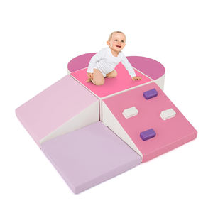 Estructura de Juego Infantil para Interiores, de Espuma Suave y Cuero PU, Fabricada en Indonesia, para Escalar, Gatear y Deslizarse - Product Image 1