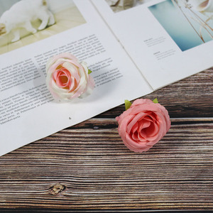 ดอกกุหลาบเพชรประดิษฐ์เหมือนจริง อุปกรณ์ตกแต่งดอกไม้ติดผนัง ตกแต่งเค้ก ดอกไม้ผ้าไหม งานแต่งงาน จีน - Product Image 2