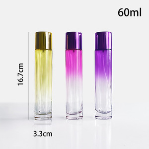 Wholesale 60ml Glass Perfume <b>Spray</b> <b>Bottle</b> Long Transparent Travel Portable Refillable <b>Empty</b> <b>Bottle</b> - Product Image 5