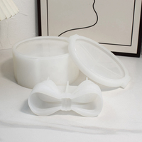 Candyer – Moule en silicone personnalisé pour boîte de rangement grande nœud papillon et boîte à bijoux pour résine époxy