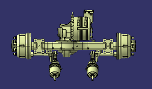 40kw 60kw Điện Độc Lập Phanh Xe Xe Tải Van Chuyển Đổi Phía Sau Kéo Động Cơ Vi Sai <span class=keywords><strong>E</strong></span> Bộ Lắp Ráp Trục Giá - Product Image 5