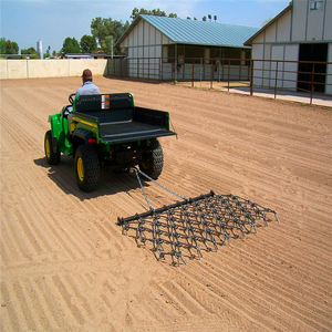 12피트(너비) x 8피트(길이) 헤비듀티 사각 용접 강철 체인 드래그 해로우 (차도, 목초지, 경기장 관리용) - Product Image 6