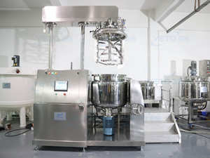 YETO mesin pengaduk vakum pengangkat hidrolik, mesin pencampur emultur tangki pemanas, kosmetik geser tinggi 10L 20L 50L 200 liter - Product Image 4