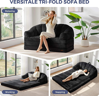 Multifunktionales Klappsofa Tragbares Komprimiertes Klappsofa-Bett Neues Design Sofasessel Indoor Chaiselongue Sitzsack-Sessel