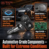 Manomètre numérique de pression des pneus 116Psi Bluetooth avec 4 capteurs internes TPMS, moniteur de pression des pneus de voiture pour Jeep Toyota Suzuki SUV OEM