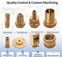 Custom Non-Standard Screws Nuts Copper Studs Threaded Rods China CNC Machined Turning & Milling Composite Hardware Components