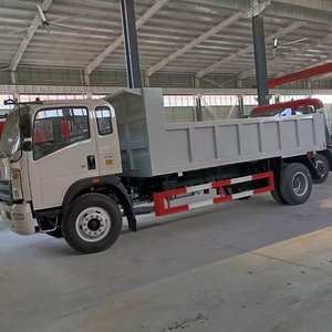 <span class=keywords><strong>Camion</strong></span> benne basculante arrière diesel Sinotruk HOWO 4X2 de haute qualité, neuf, 6 roues, 266 CV, Euro II, pour le transport de boues de construction urbaine - Product Image 2