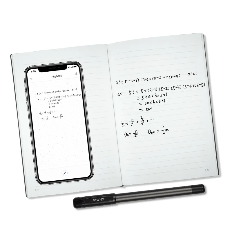 Newyes Notizblock Digitalen Wolke Lagerung Elektronische Digitale Stift Smart Notebook Mit App