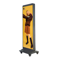 Insegna Digitale LED Pubblicitaria Mobile da Esterno Impermeabile 640*1920mm P2.5 Schermo LED per Poster