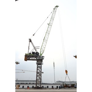 16 Tấn Kính Thiên Văn Monoblock <span class=keywords><strong>Luffing</strong></span> Neo Tháp Cần Cẩu Với Không Dây Hệ Thống Camera Cctv - Product Image 6