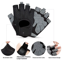 Gants de vélo antidérapants à demi-doigts pour hommes, idéaux pour l'entraînement, la musculation et le cyclisme – Fournisseur chinois