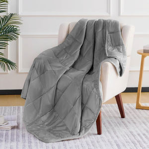 Jacquard Style Flannel 100% Polyester Cooling Night Sweats Eco-Friendly Knitted Throws Customizable All-Season <b>Weighted</b> for Kids - Product Image 4