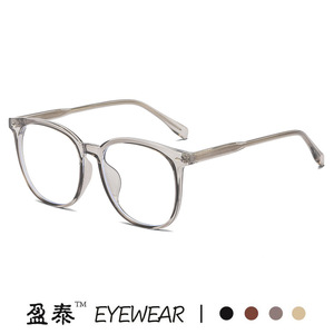 กรอบแว่นทรงรี ป้องกันแสงสีฟ้า เลนส์ใส แว่นตา unisex กรอบเต็มทรงสี่เหลี่ยม เลนส์เรซิ่น - Product Image 4