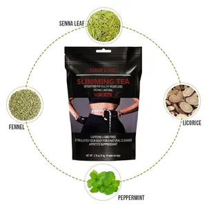 Best selling detox tea 100% organic ingredients burn fat fast boost metabolism without side effect private label slim tea