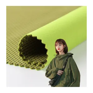 Recyle Antibacterial Fabric 4 Way Stretch Woven 100%Polyester Windproof Waterproof Outdoor Softshell 3 Layer Hiking Fabric