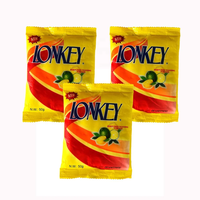 Lessive en poudre OEM en gros, parfum floral citron, détachant de haute qualité, sachet de 30g-100g, format voyage