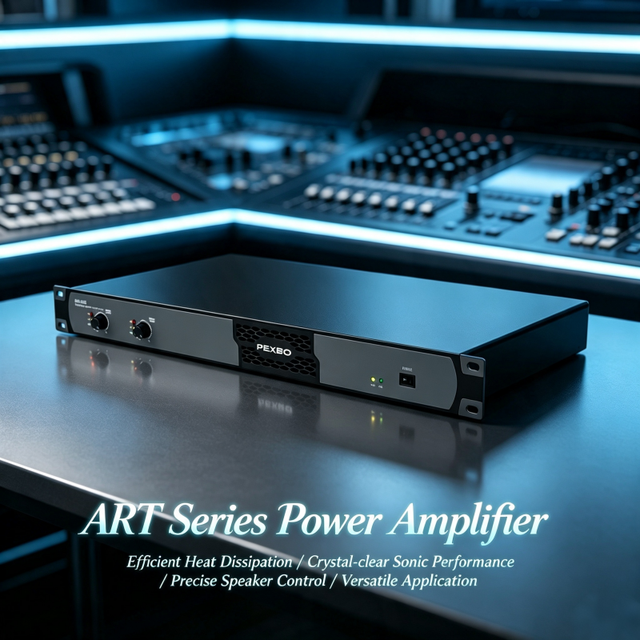 2 Channel Professional Stage Power Amplifier ART Series Versatile Live Sound Amplifier for Theatre & Live Concert Tour