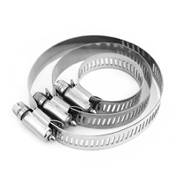Collier de serrage réglable de style américain de haute qualité en usine collier de serrage en silicone en acier inoxydable 304